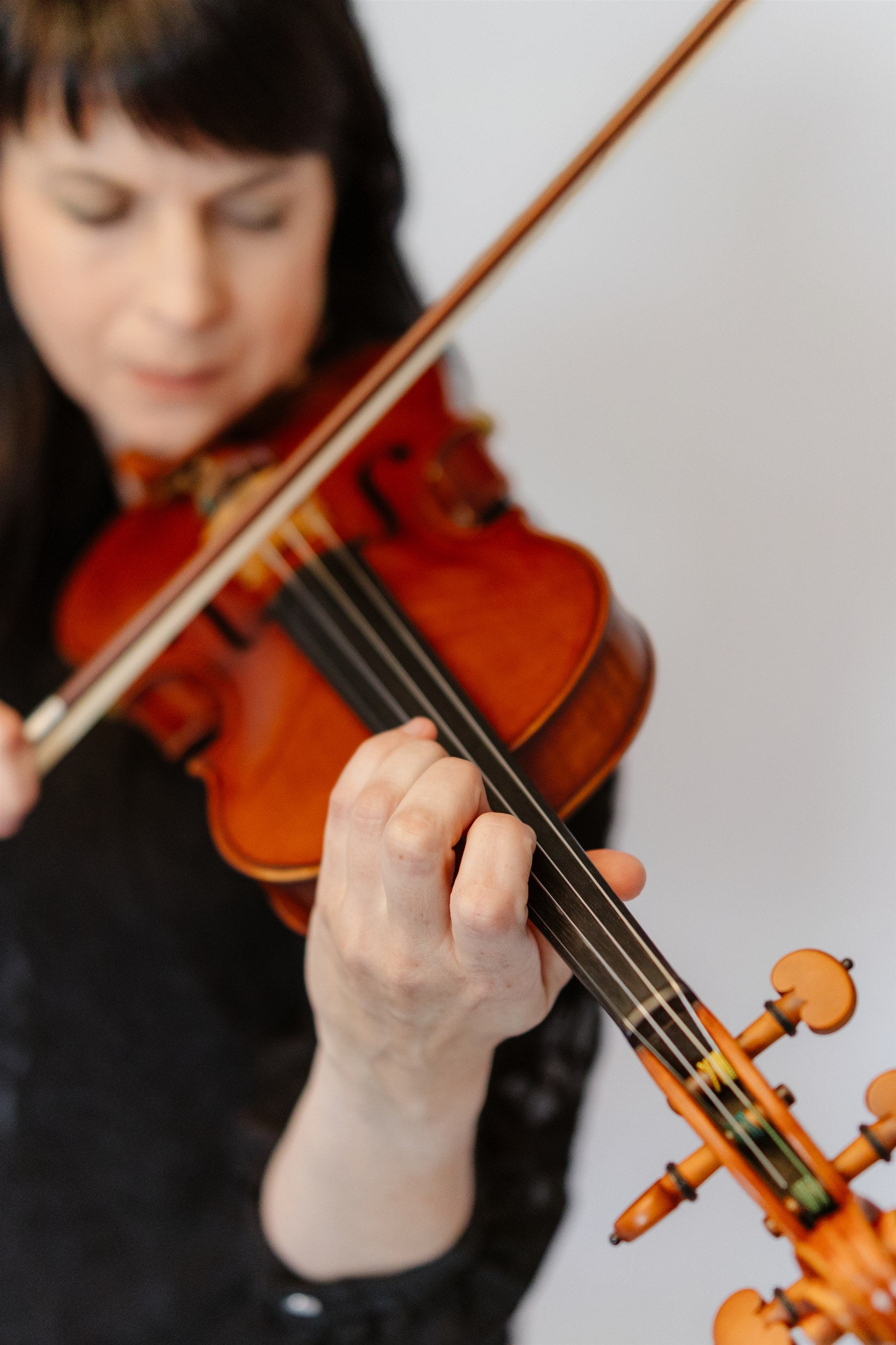 Manuela playing violin